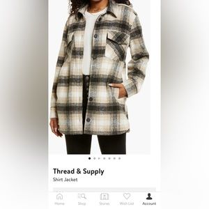 Thread & Supply Flannel Shirt Jacket